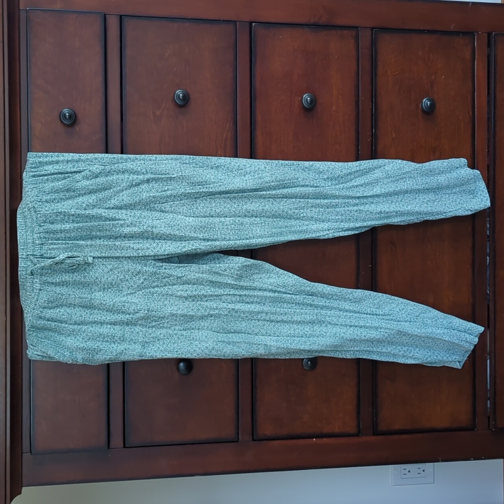 Prana XS green cotton blend casual pants